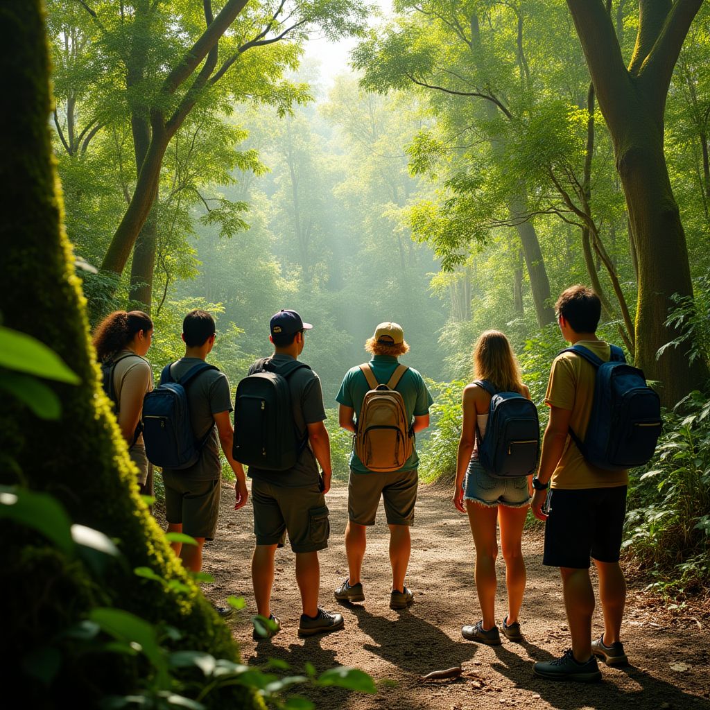 Eco-tourism experience in Australian rainforest
